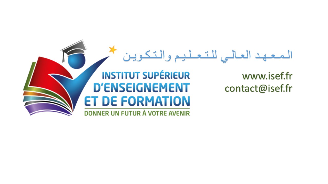 ISEF - Instritut Supérieur d'Enseignement et de Formation