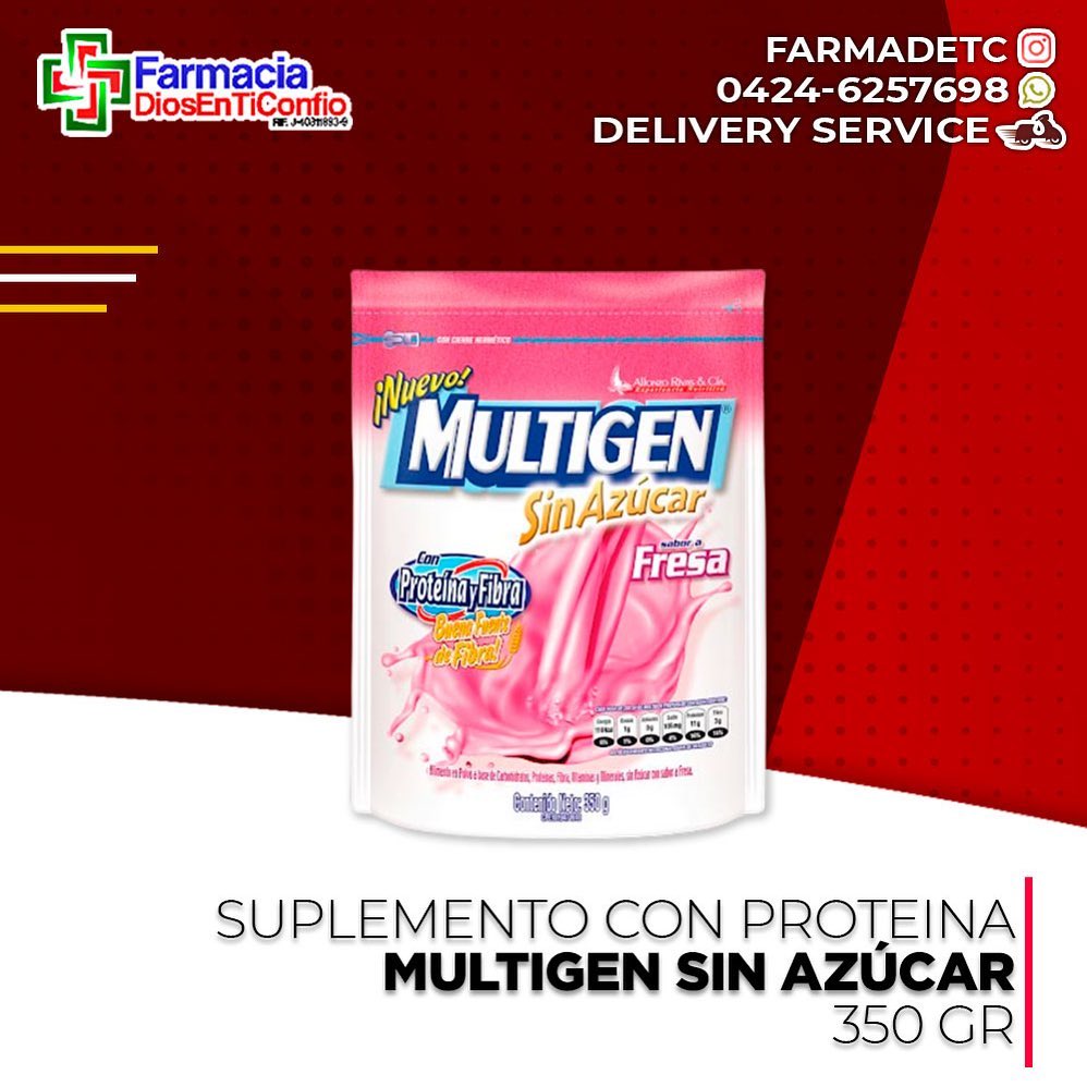🌟 MULTIGEN SABOR FRESA 🌟... - Farmacia Dios En Ti Confio