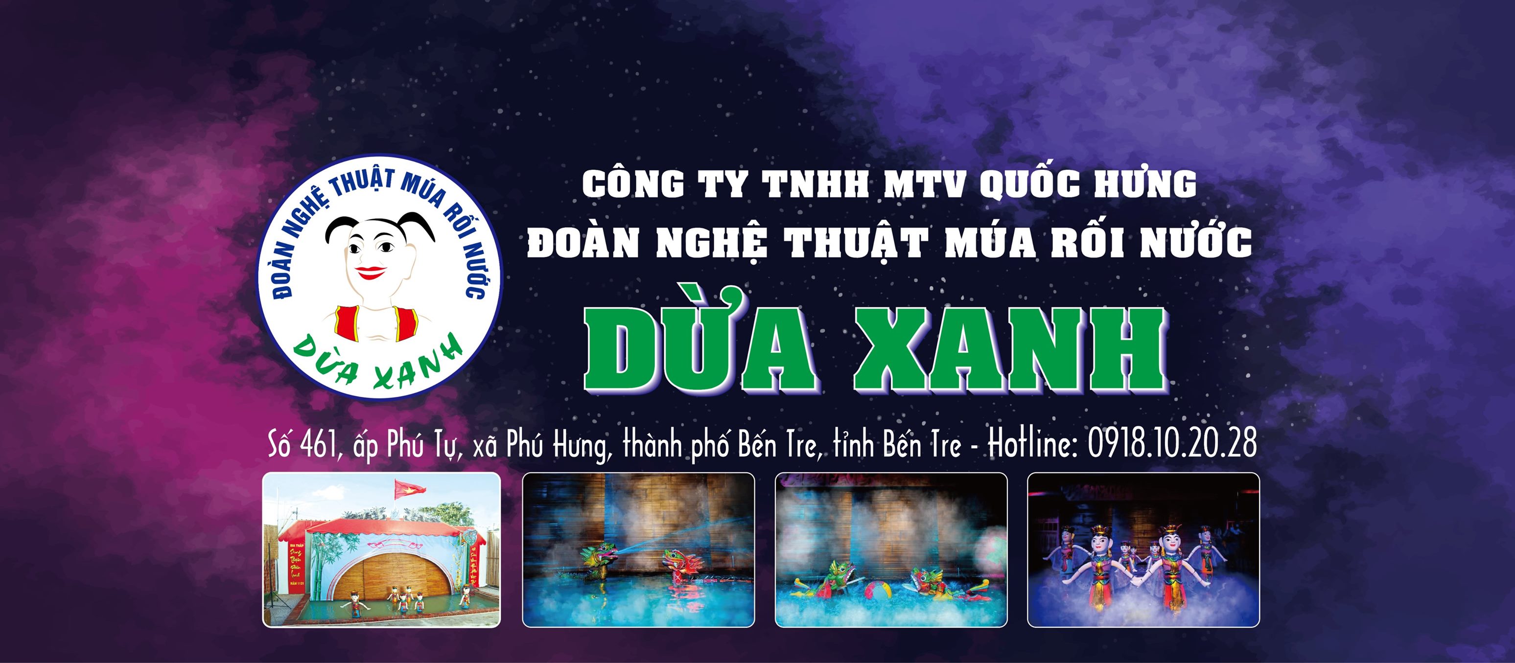 Đoàn Múa Rối Nước Dừa Xanh | Ben Tre