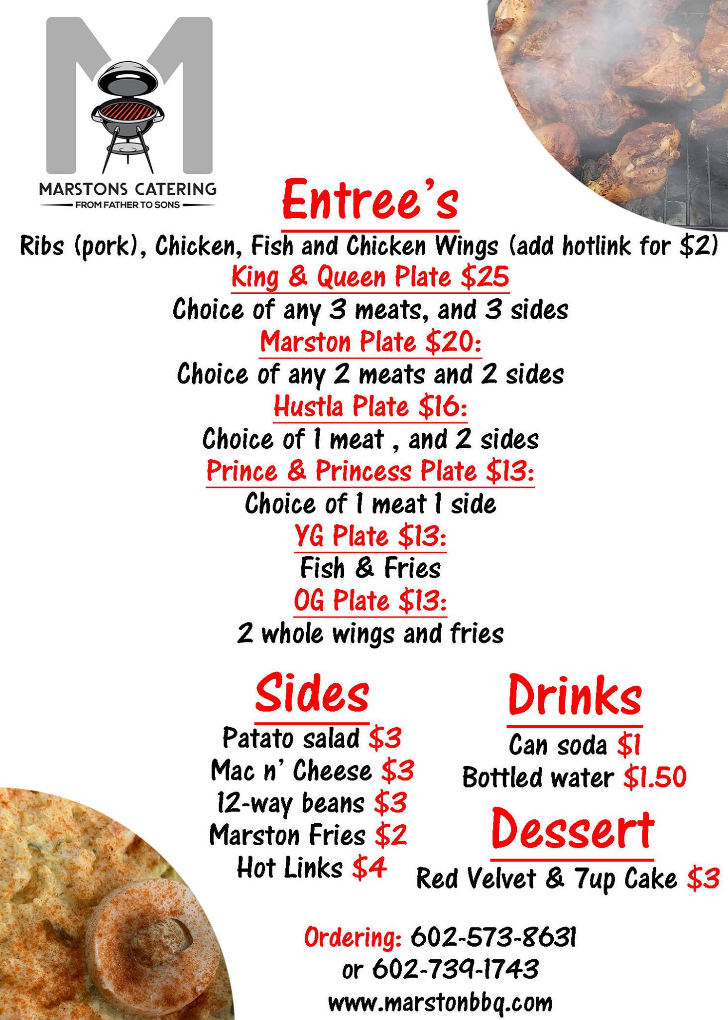 Marstons Catering | Phoenix AZ