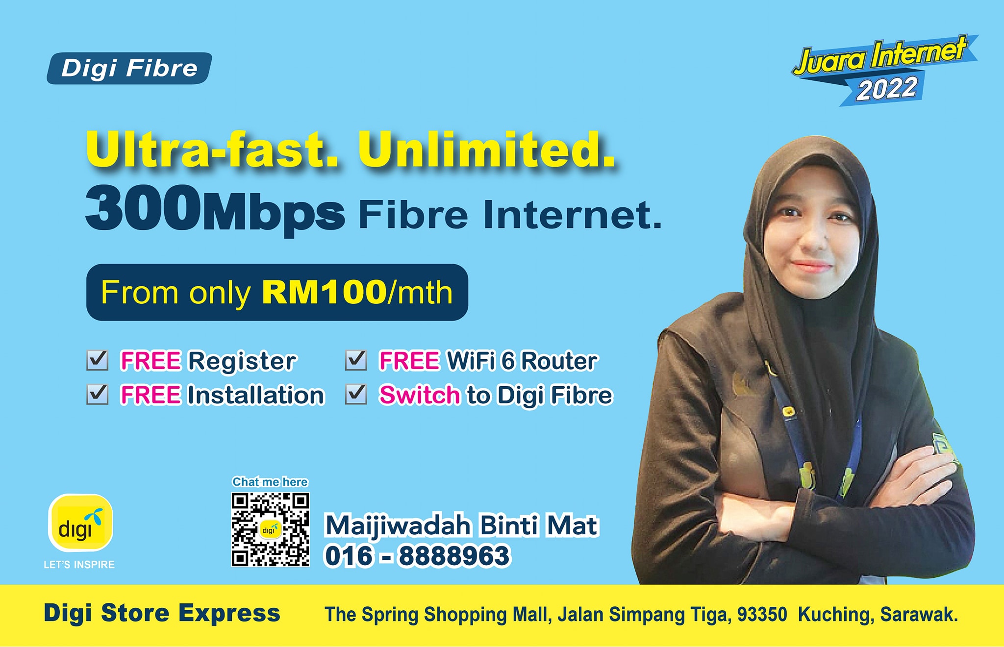 The all-new Digi Fibre... - Digi Store Express Lite Serian