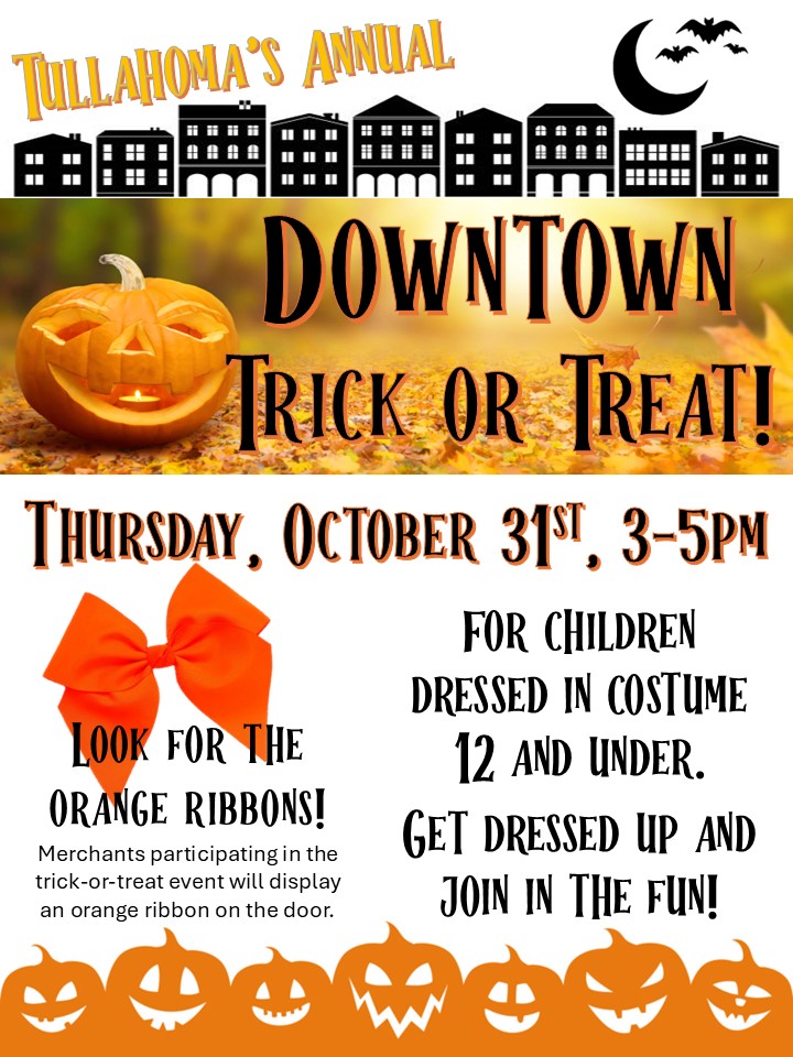 Tullahoma's Annual Downtown Trick or Treat!