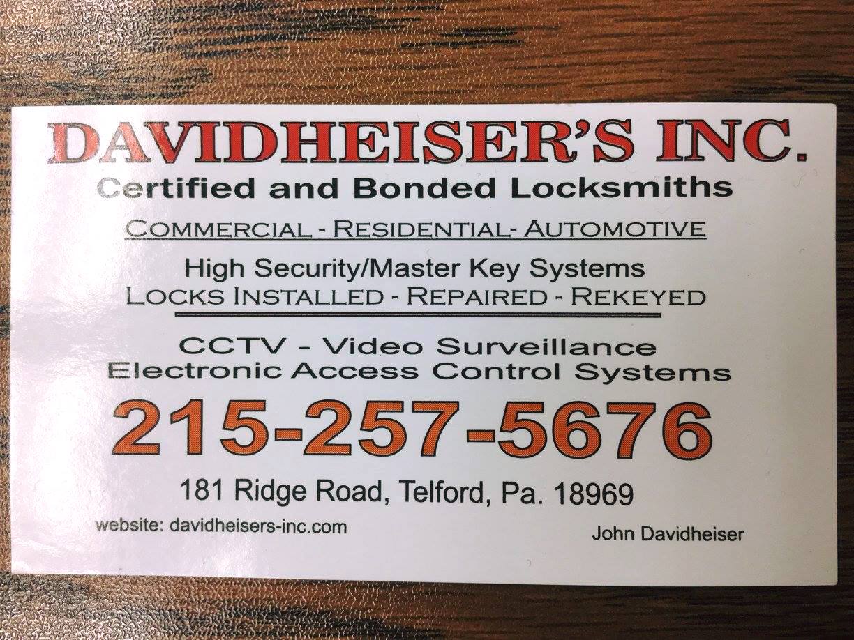 Davidheiser's Inc. | Telford PA