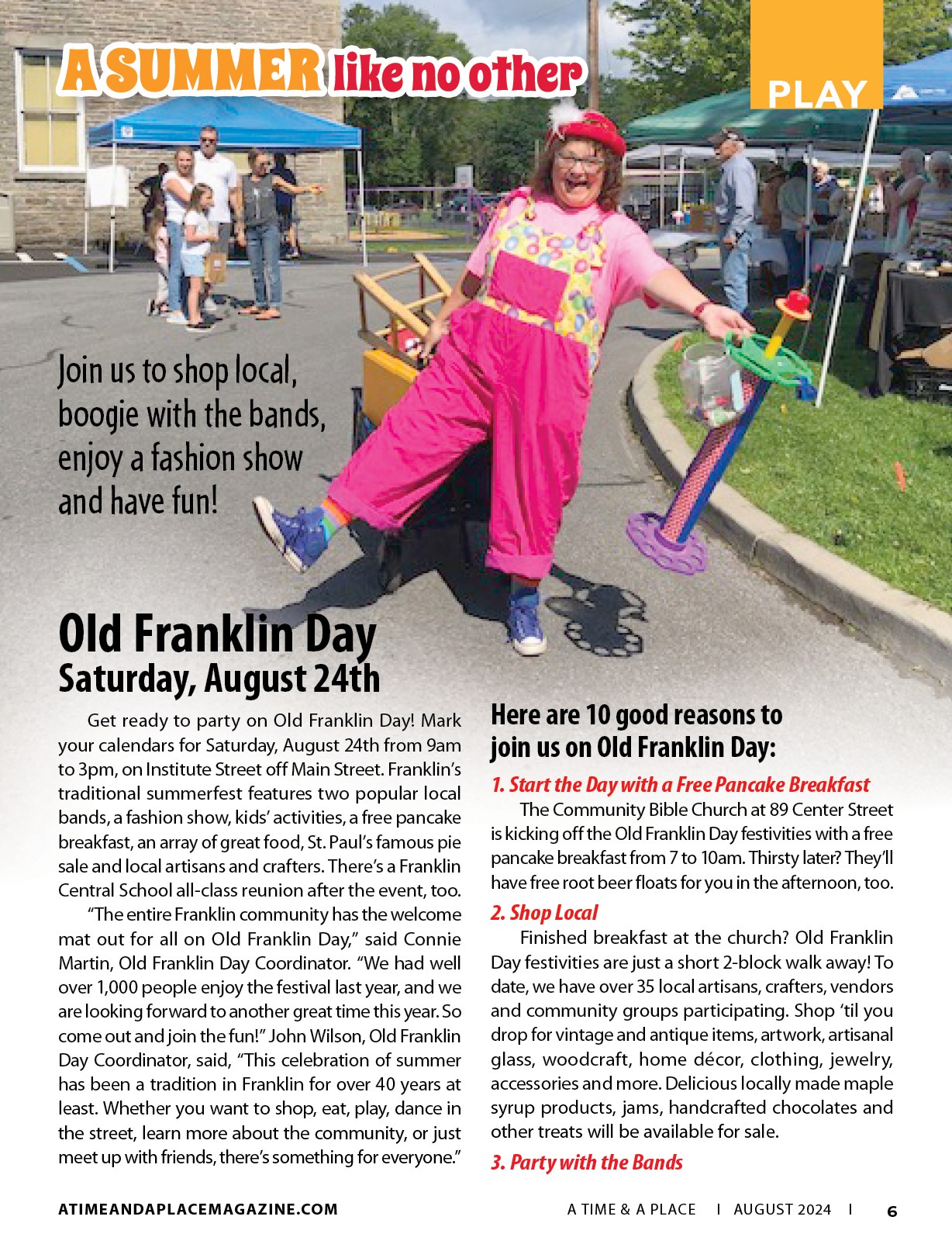 Old Franklin Day in the News --... - Old Franklin Day