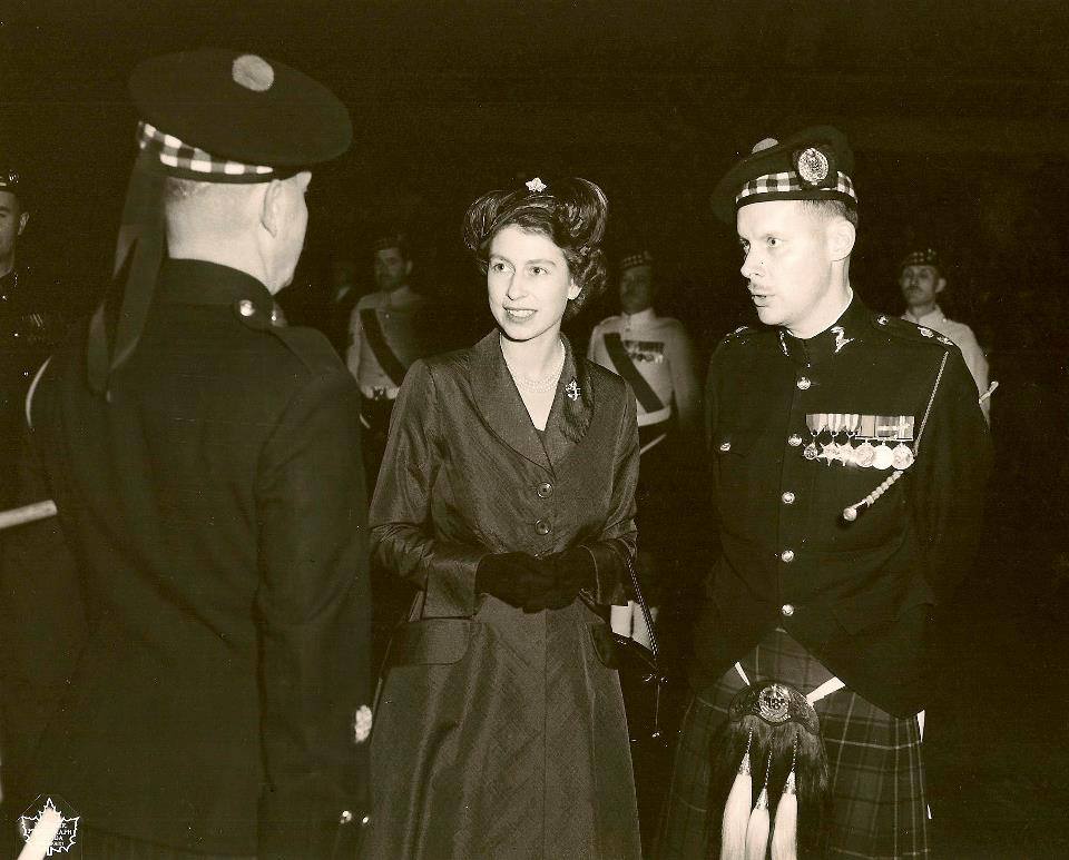 Vintage Toronto - Princess Elizabeth being presented to RSM Fred ...