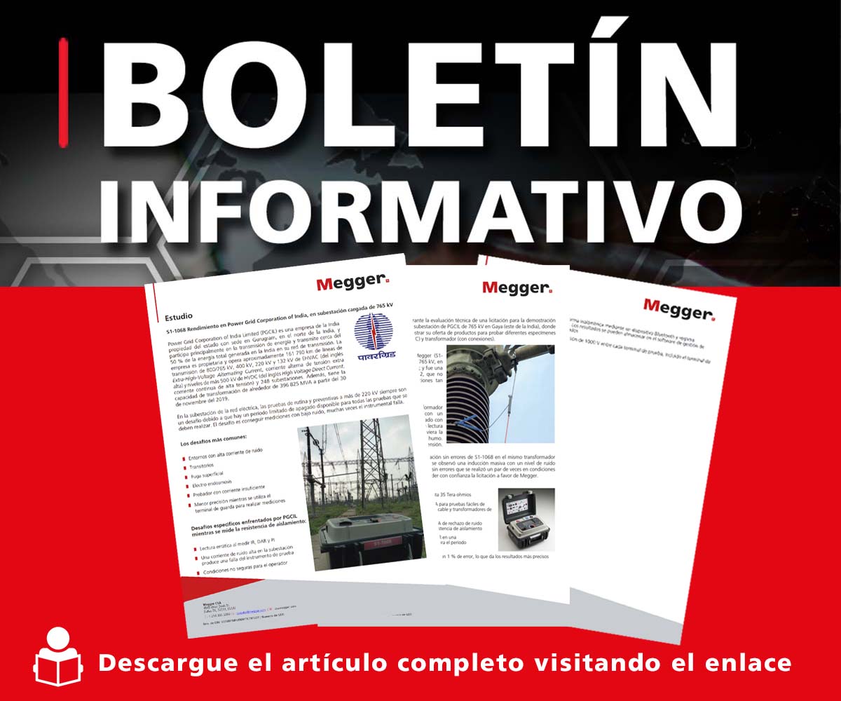 Megger LATAM - ⚡ El BOLETÍN INFORMATIVO DE MEGGER ⚡ 