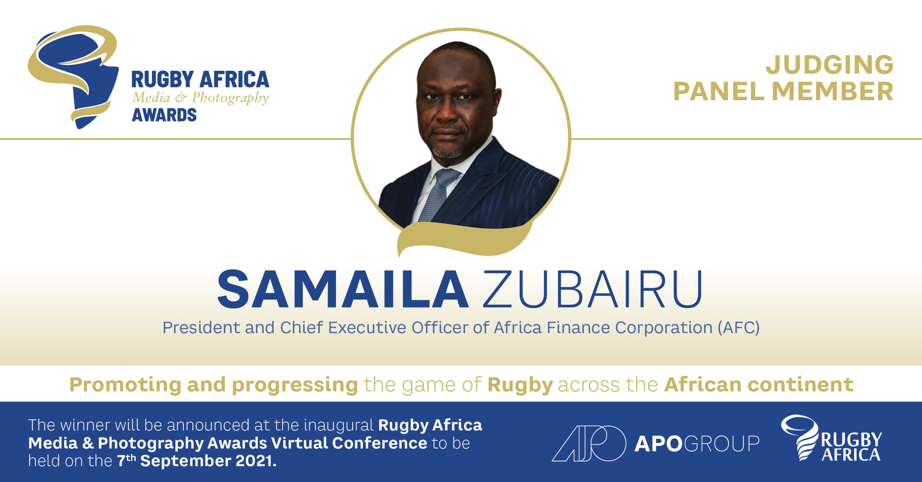 Rugby Afrique - Samaila Zubairu is on the judging panel of...