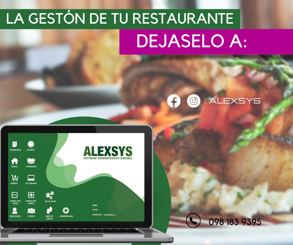 Sistema Alexsys - Nuestro sistema informático te ayuda a:... | Facebook