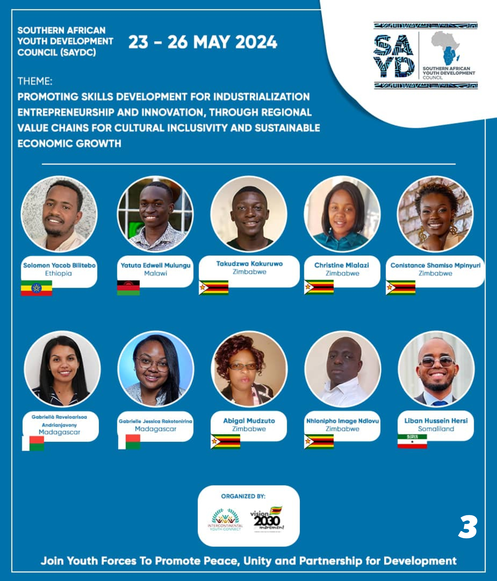 🌍... - Southern African Youth Development Council - SAYDc