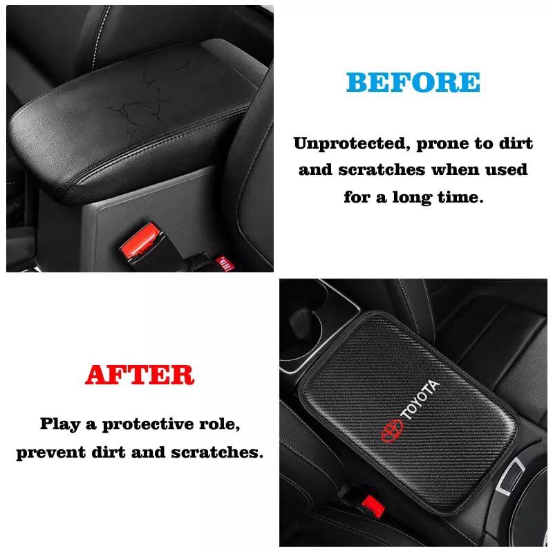 Car Armrest Cushion Cover Protector Center Console Box Pad Rest Mat Accessories