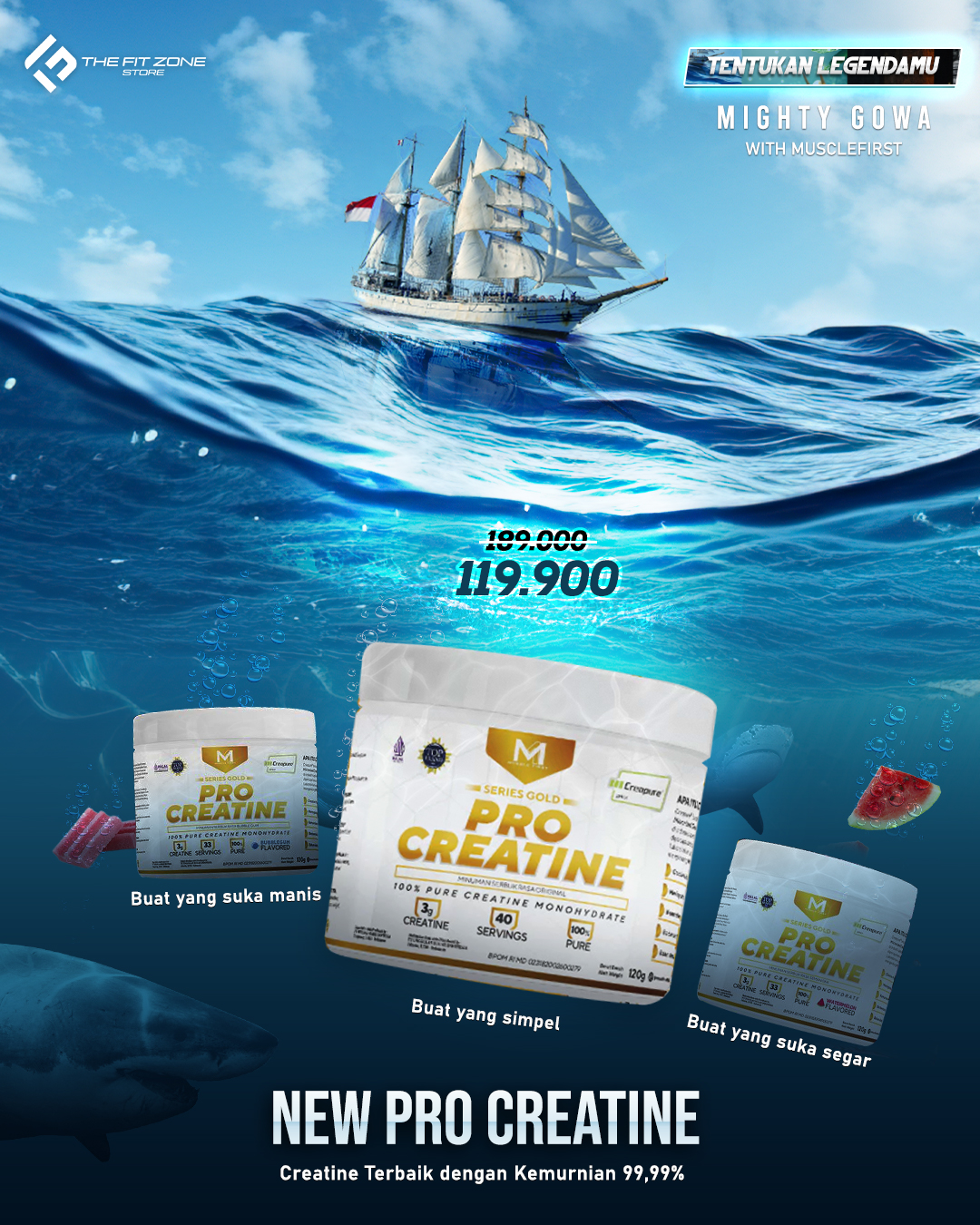 The Fit - ⭐ NEW - M1 Pro Creatine ⭐ Tersedia dalam 3 varian rasa : 💛 ...