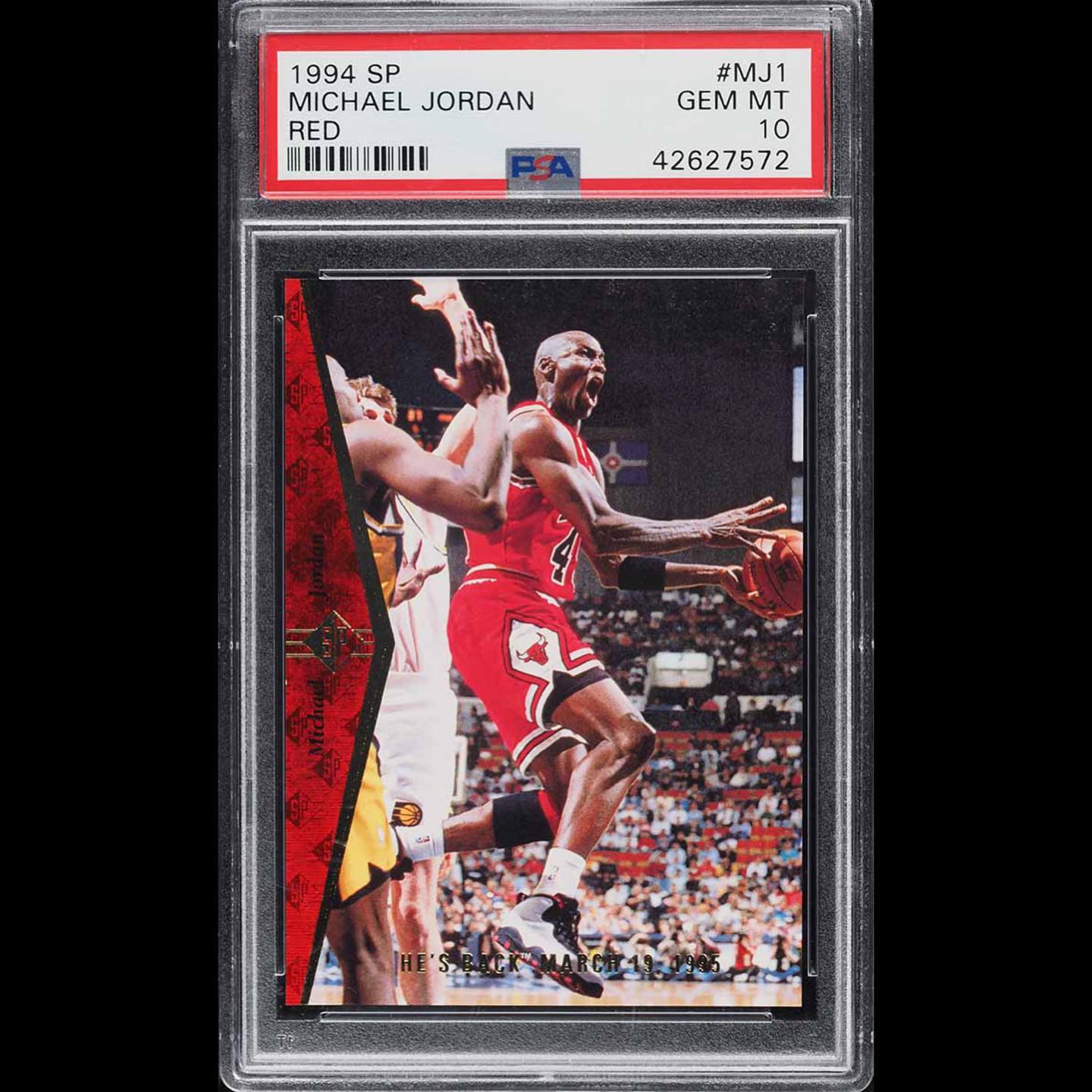 Michael Jordan 1994 PSA 9 mint card, my grail card