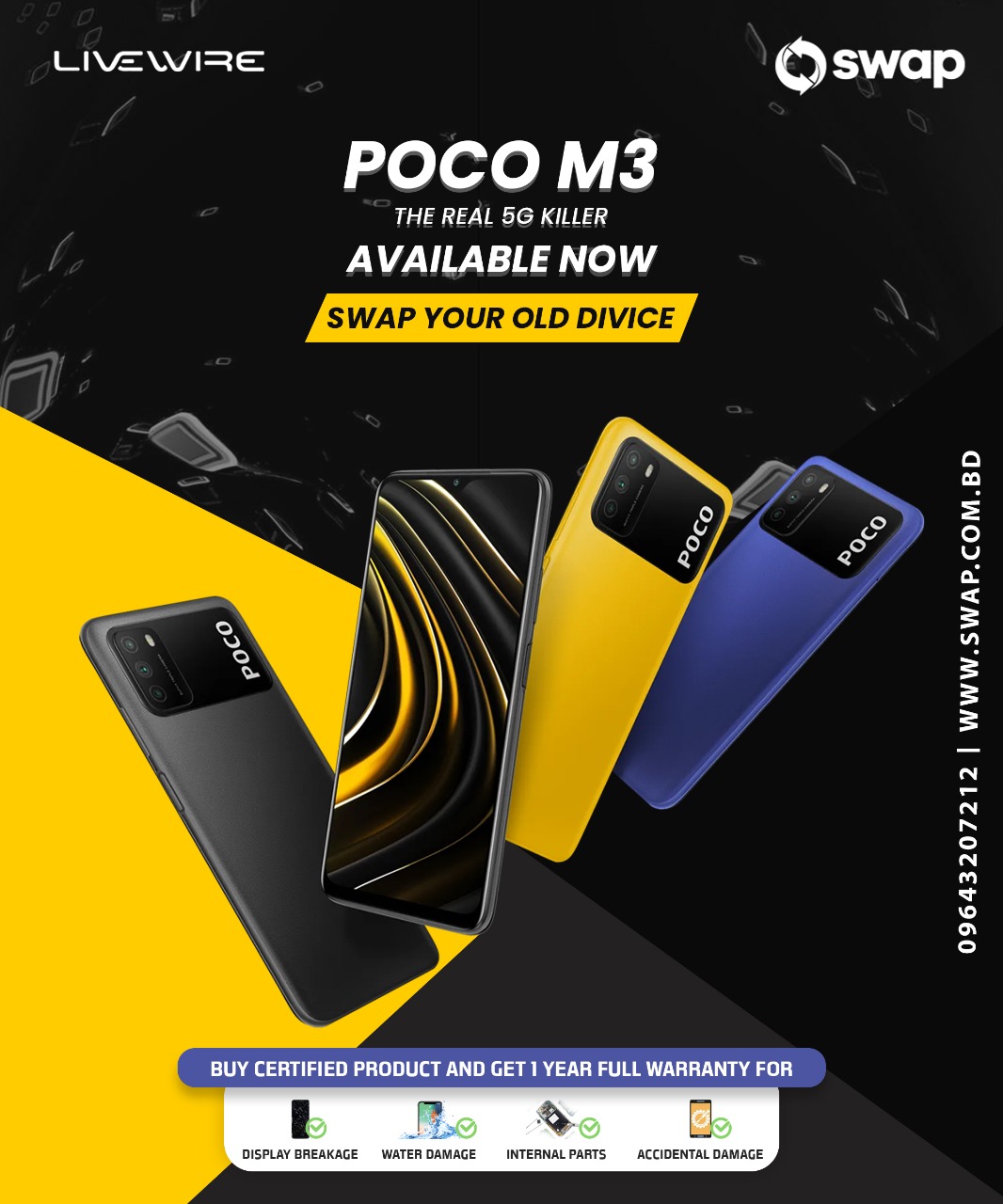 Livewire - 🔥 SWAP CERTIFIED Xiaomi POCO M3 Pre-Owned🔥...