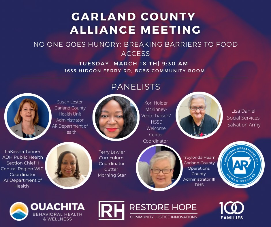 100 Families Initiative of Garland County | Hot Springs AR