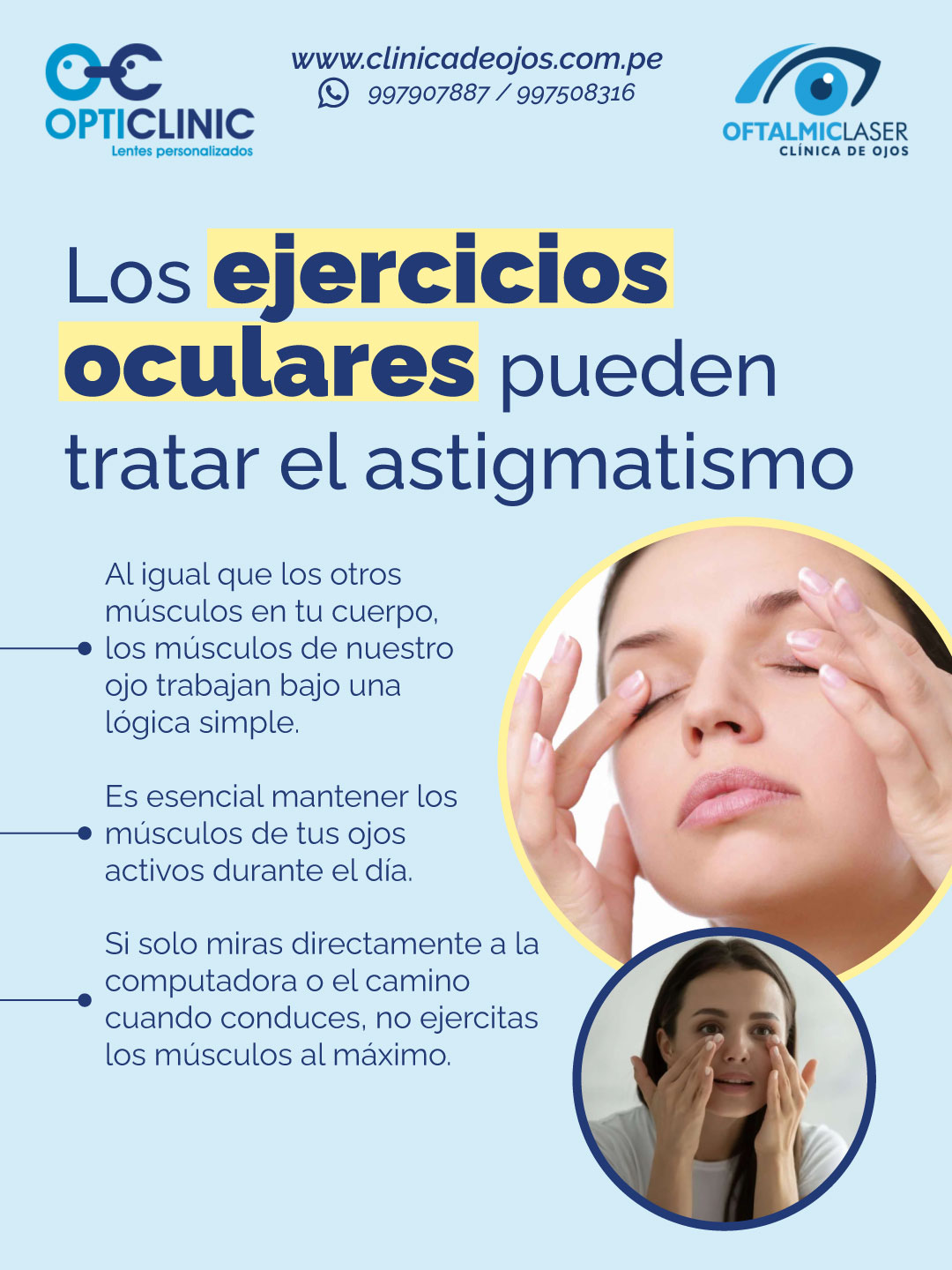 Sabías que los ejercicios... - Clínica de Ojos Oftalmic Laser | Facebook