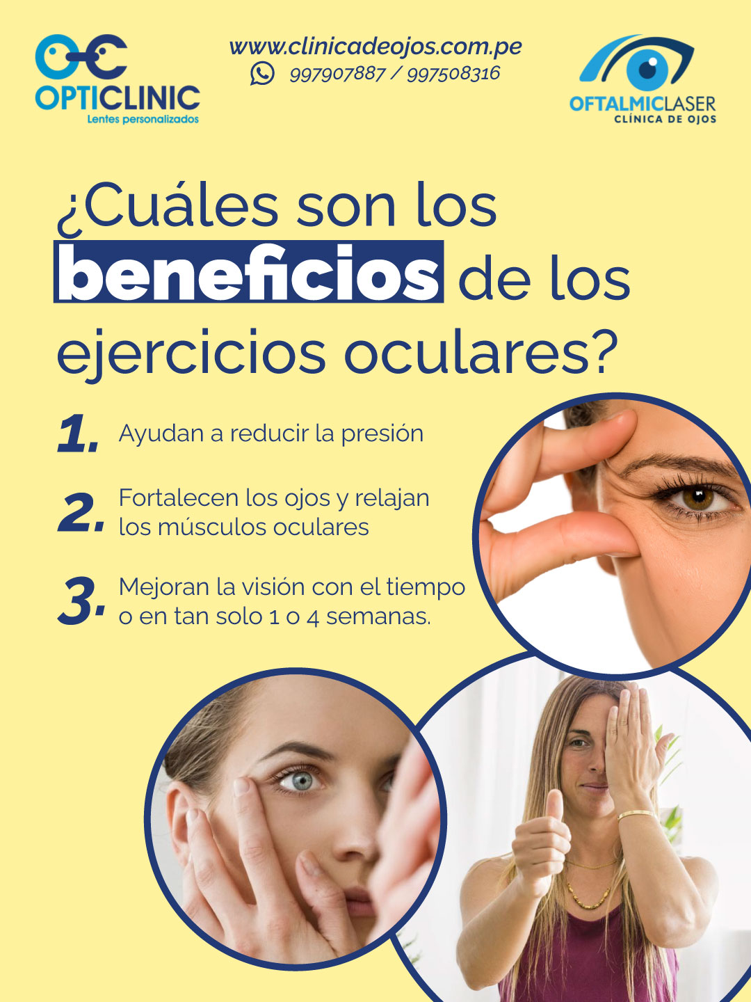 Beneficios de los... - Clínica de Ojos Oftalmic Laser