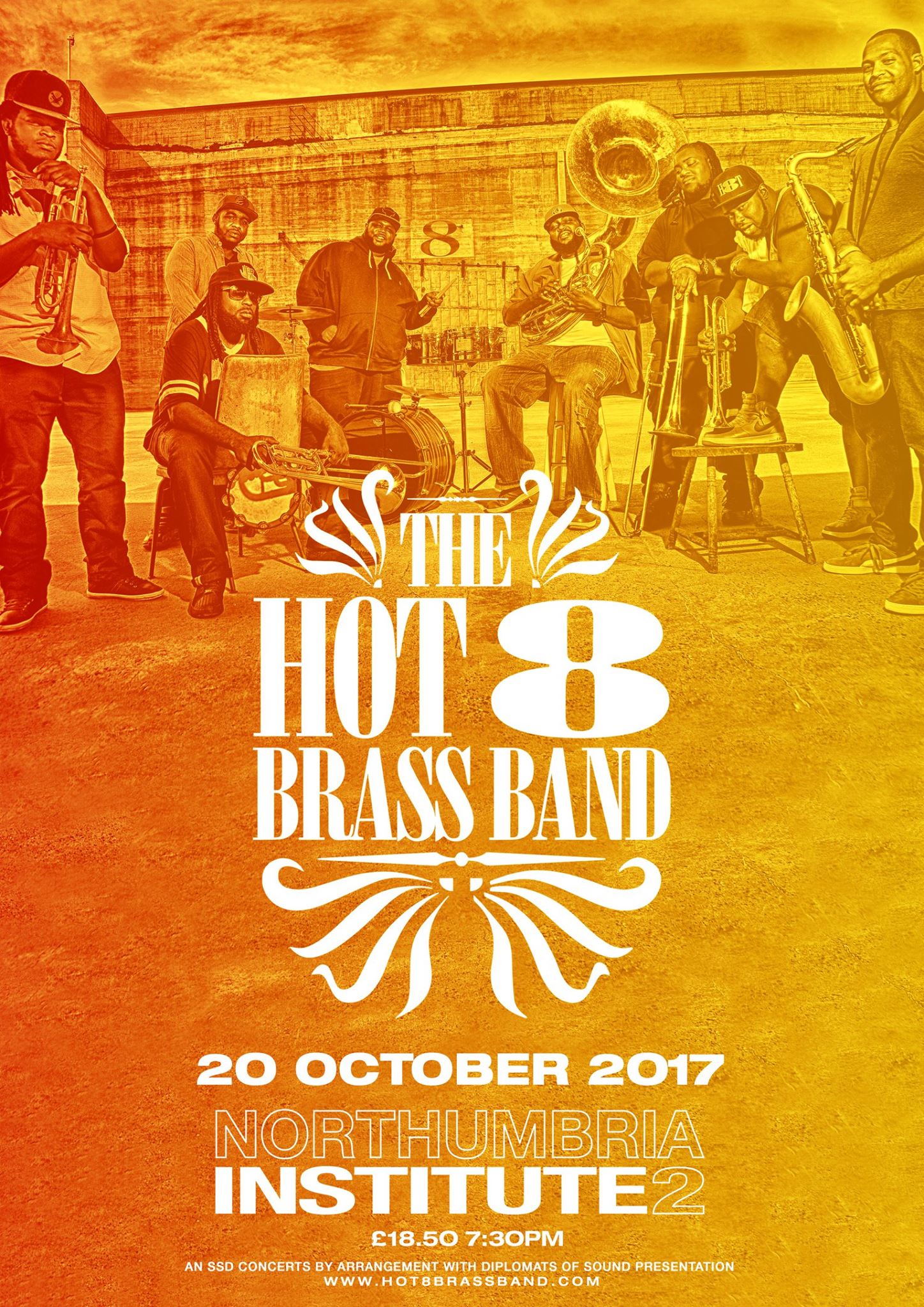 Hot 8 Brass Band at Howling Wolf New Orleans. Sexual Healing. A