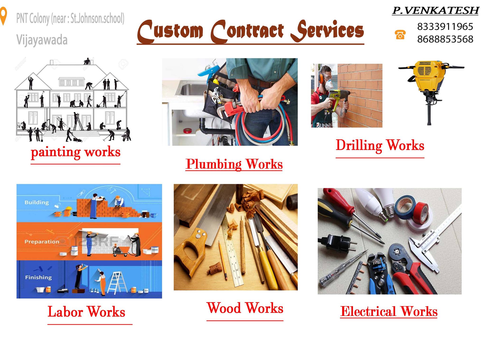 Custom Contractor Services | Vijayavada