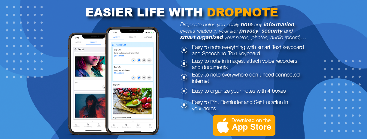 Dropnotes