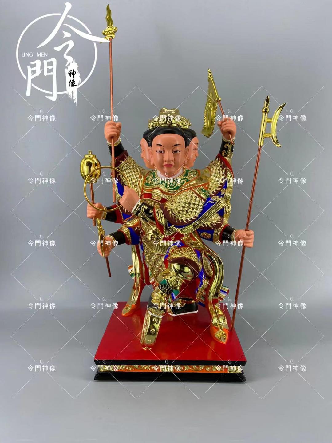 哪吒三太子的三头六臂，是师傅太乙真人传授的，传说是为了让哪吒在... - 令門神像 Ling Men Art Gallery | Facebook
