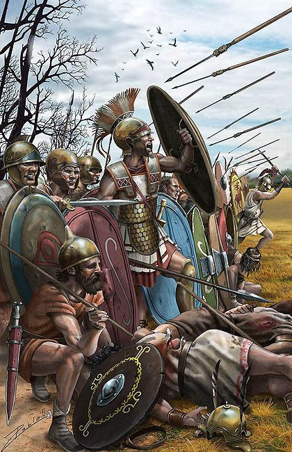 Khushi - Carthagininian battle line at the Battle of Ilipa, 206 BCE ...