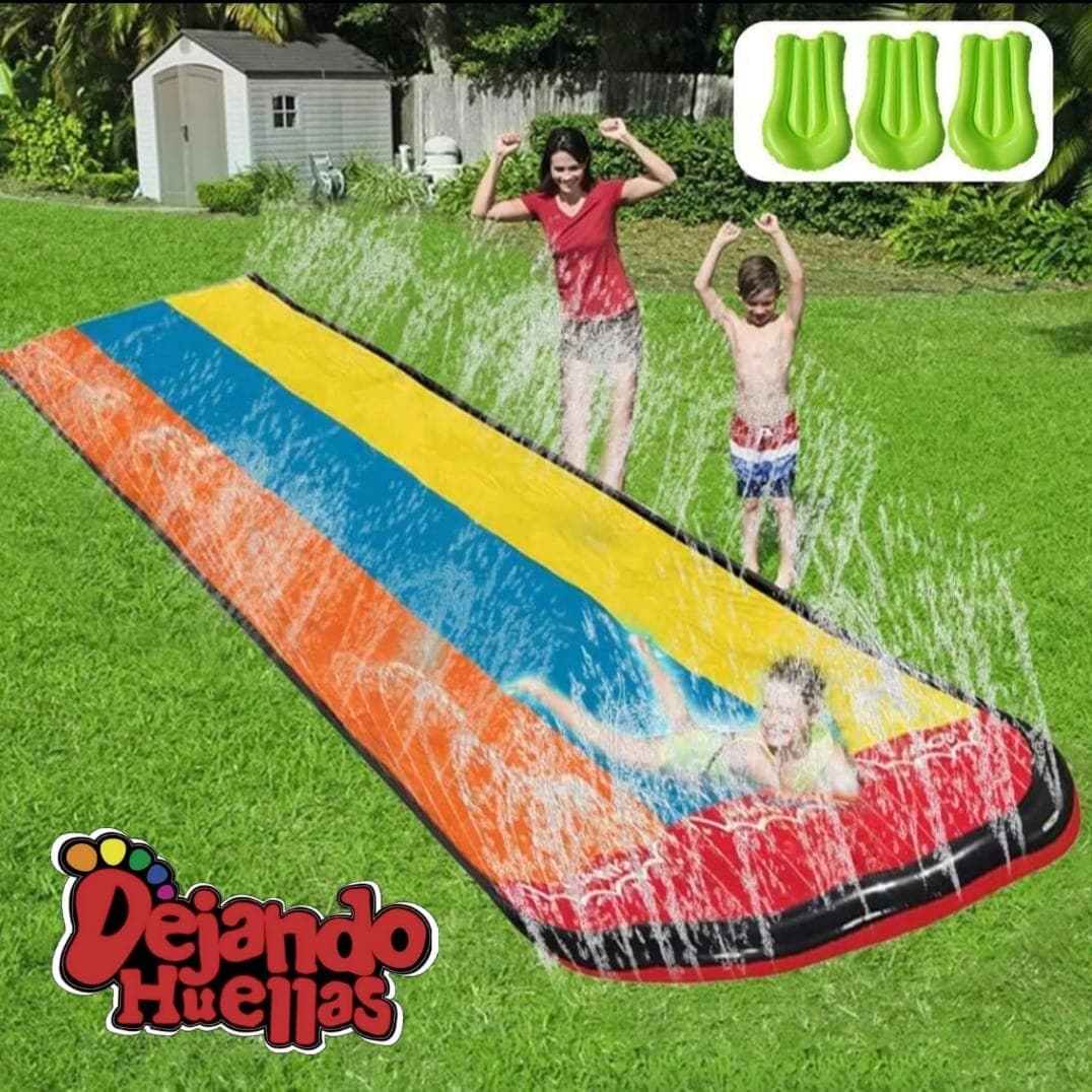 Splash Pad De 170 Cm – Alfombra De Juegos De Agua Con Aspersores | PVC Antideslizante De 0,45 Mm | Perfecta Para Niños, Mascotas Y Adultos En Verano | Fácil De Conectar A La Manguera Del Jardín