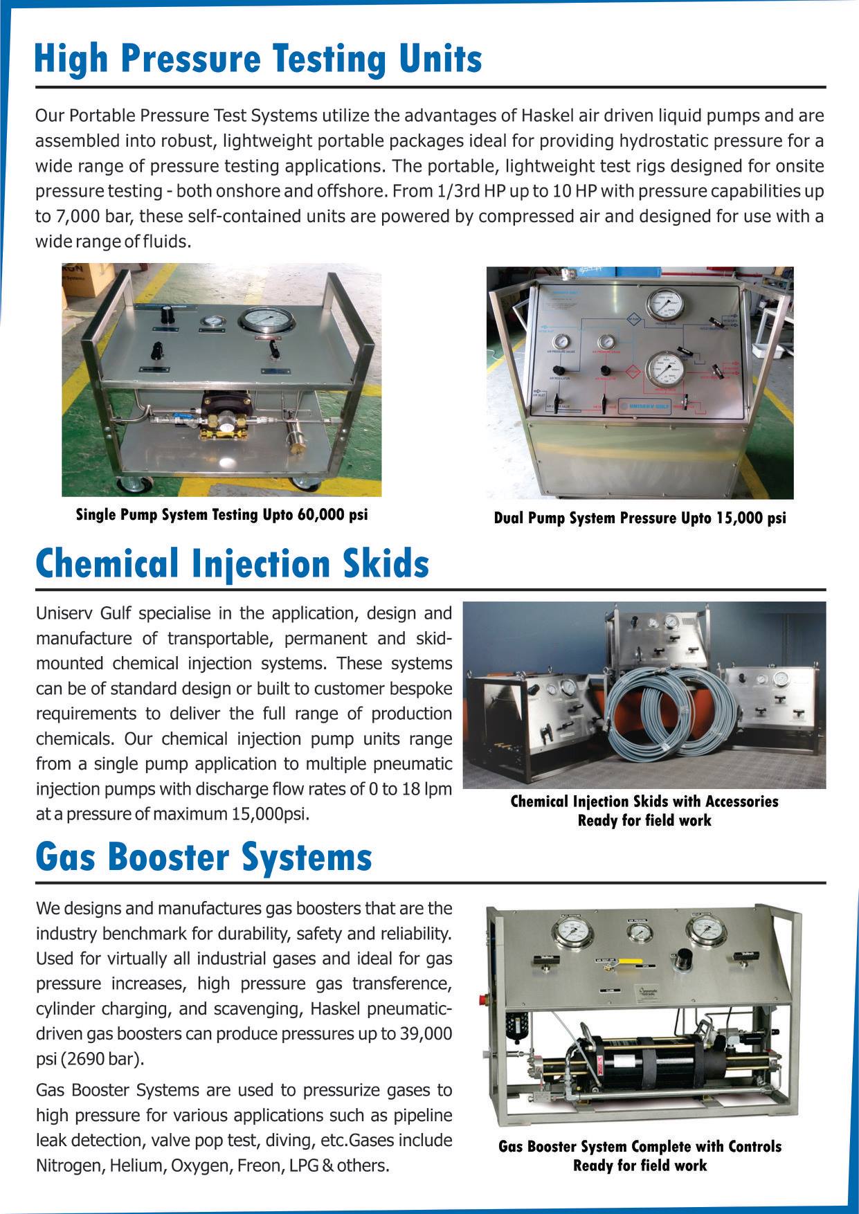 Hydrostatic Testing Unit, High... - Uniserv Gulf Showroom | Facebook