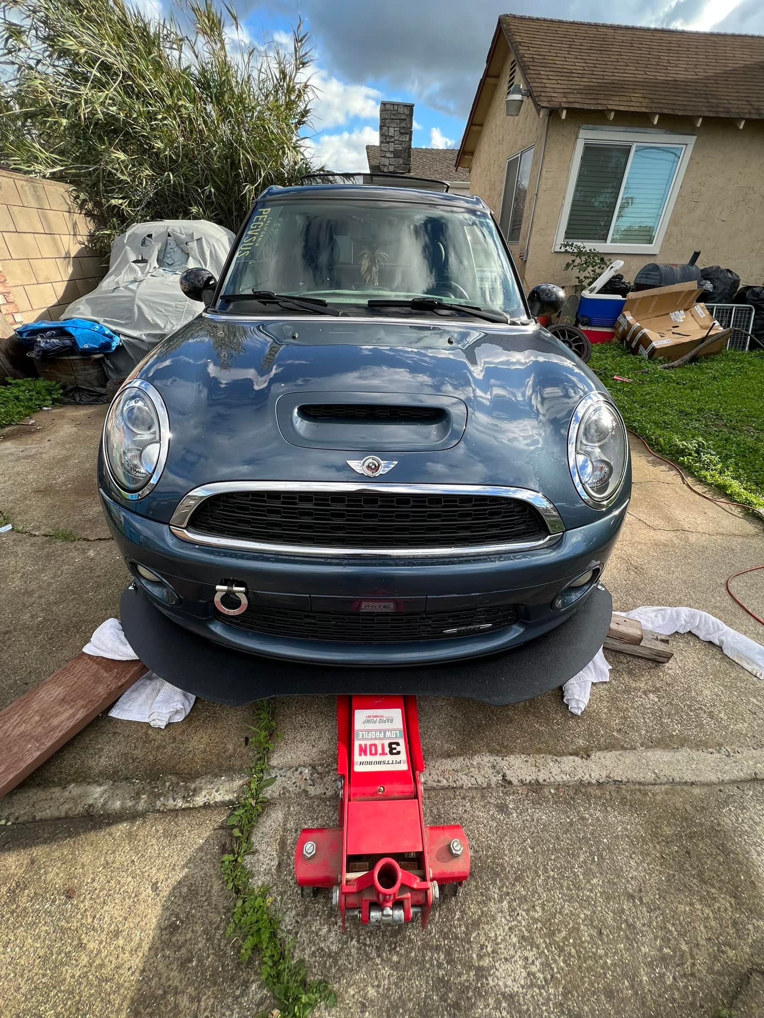Mini F55, F56, F57 CSR Front Splitter 18-21 - One, Cooper, Cooper S, JCW with John