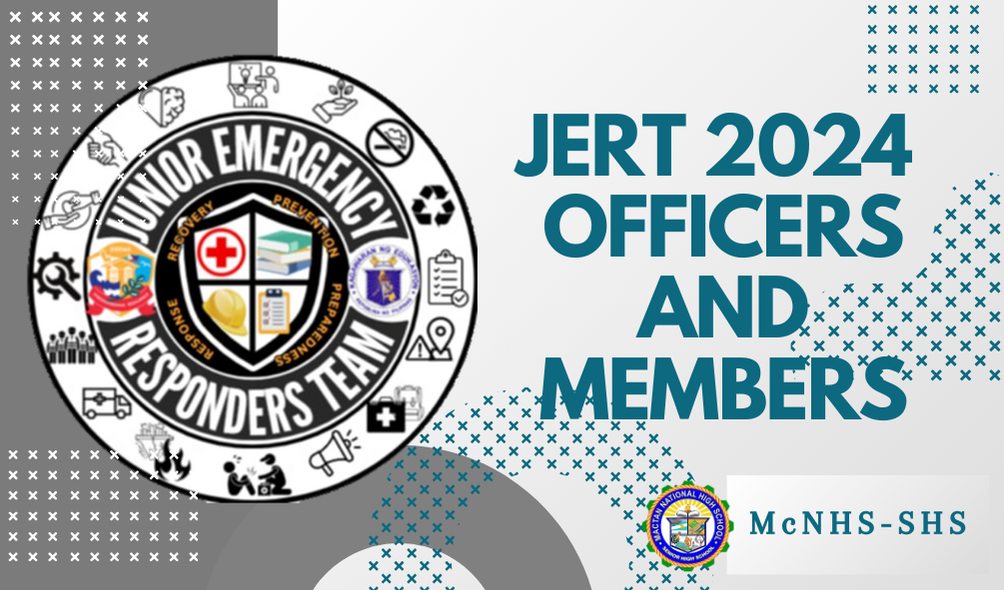 McNHS-SHS JERT OFFICERS AND... - Mactan SHS - DRRM Team | Facebook