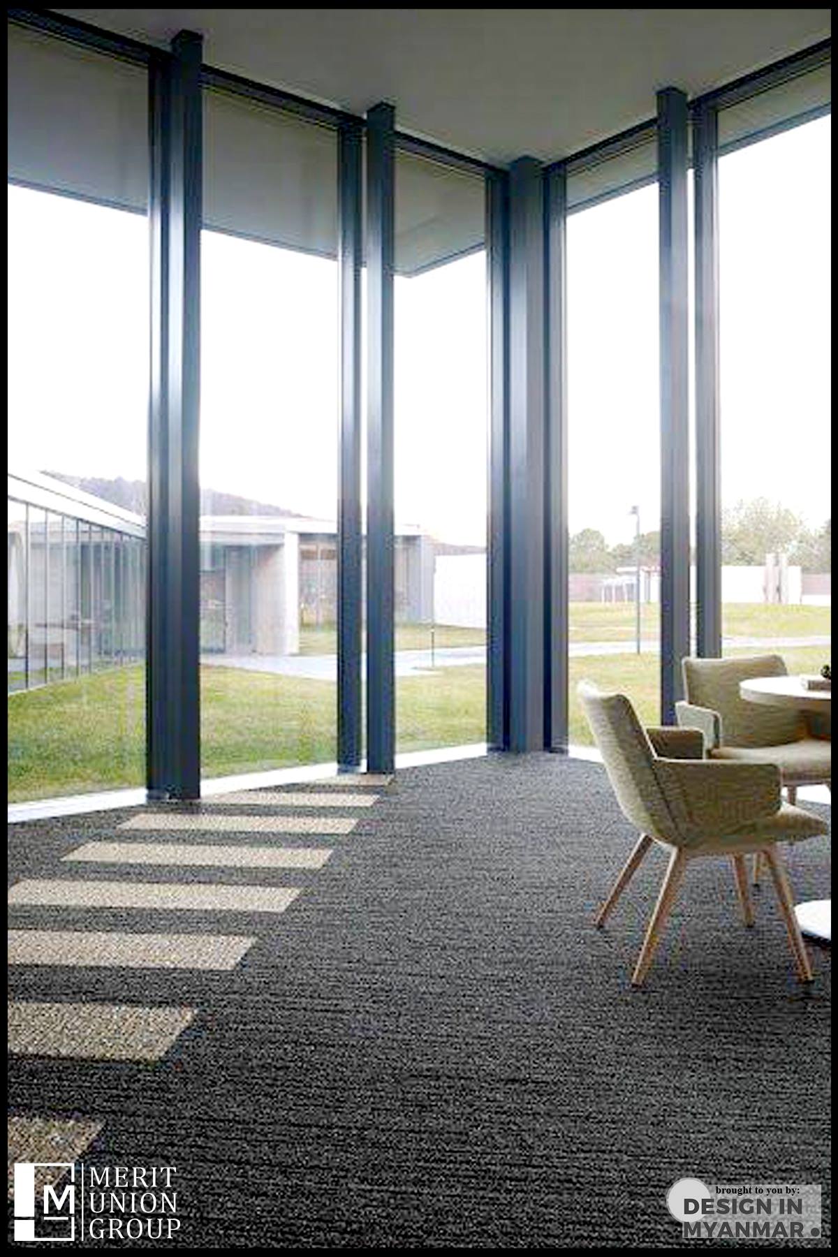 Interface Carpet available at Merit... - Design in Myanmar