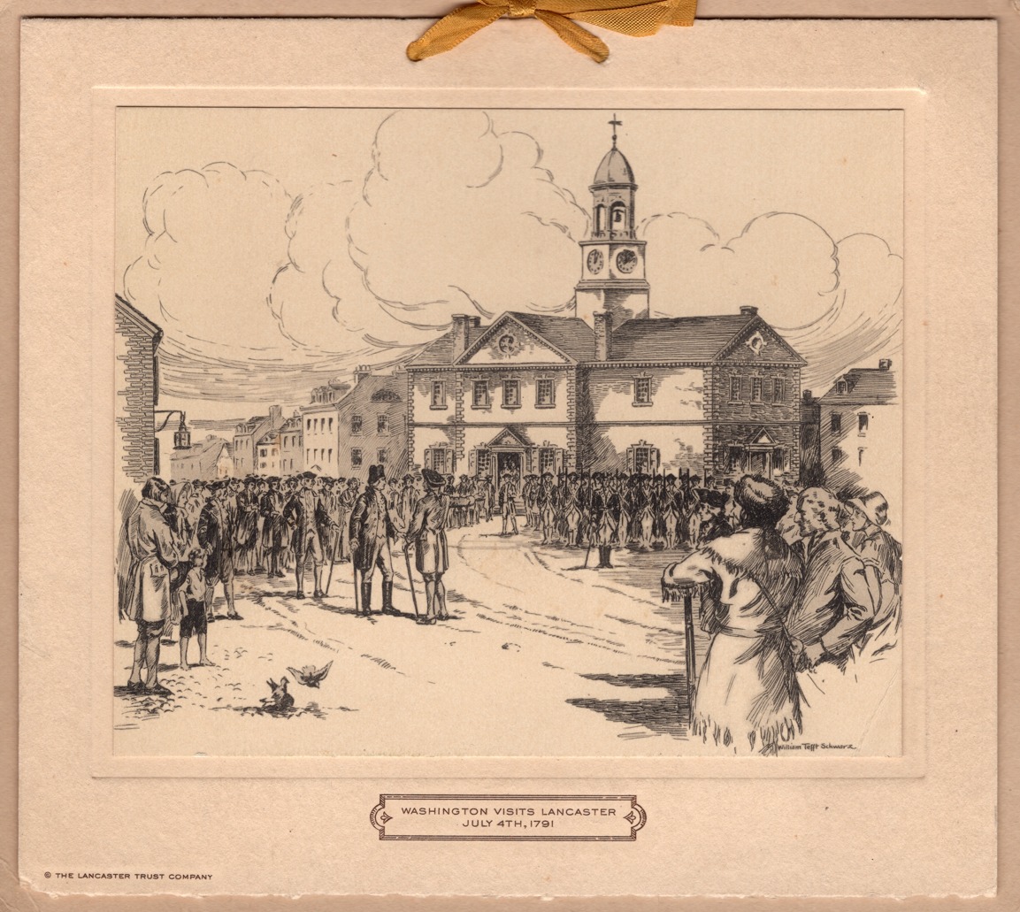 Uncharted - During his life, George Washington visited Lancaster