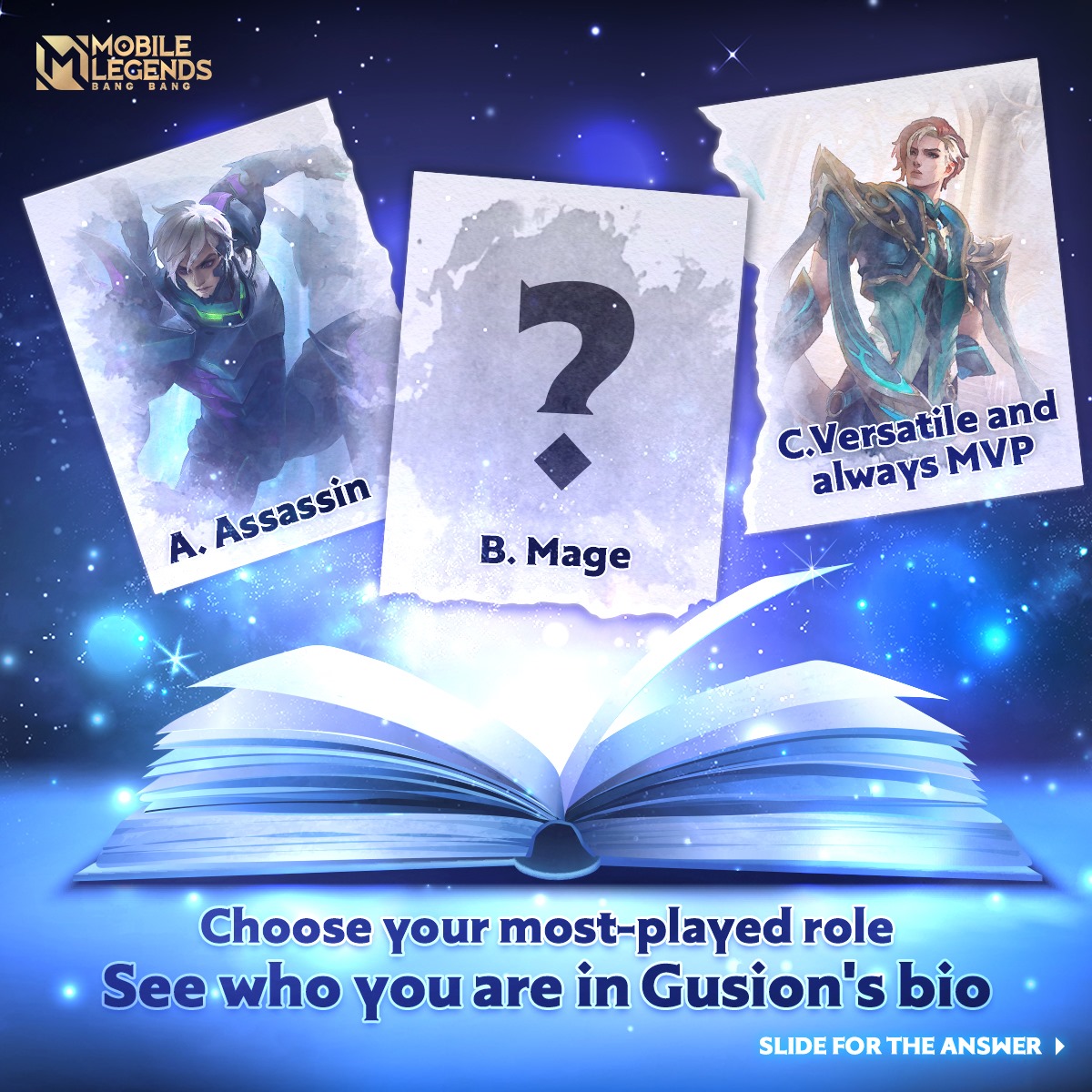 Test who you are in Gusion's... - Mobile Legends: Bang Bang