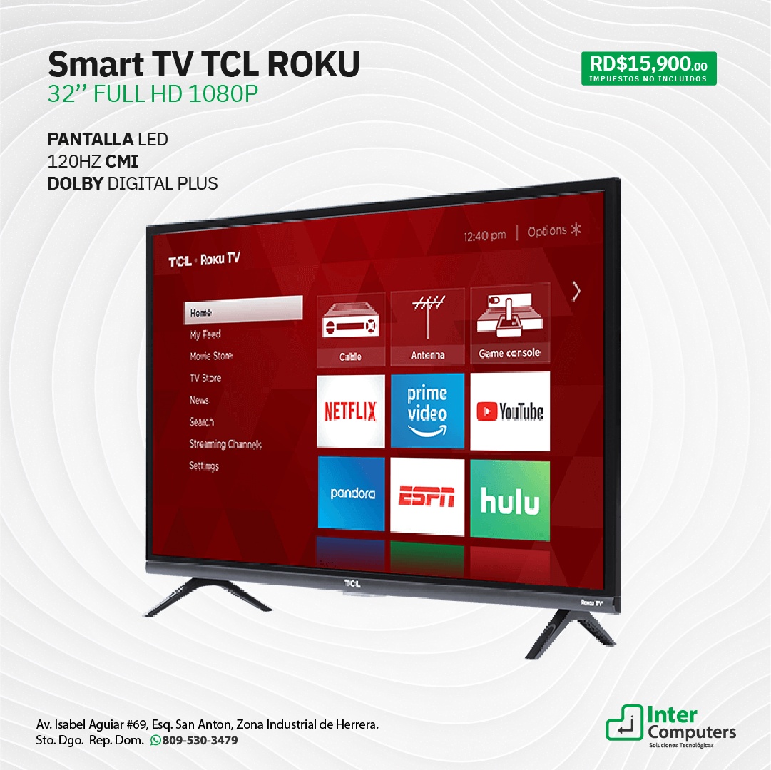 Inter Computers - Smart Tv TCL 32