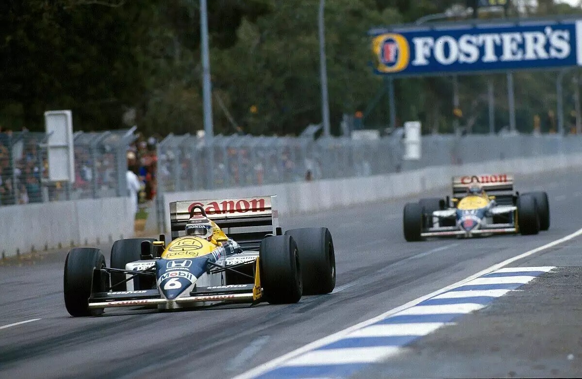 Nelson Piquet X Nigel Mansell - Williams FW11 Honda turbo