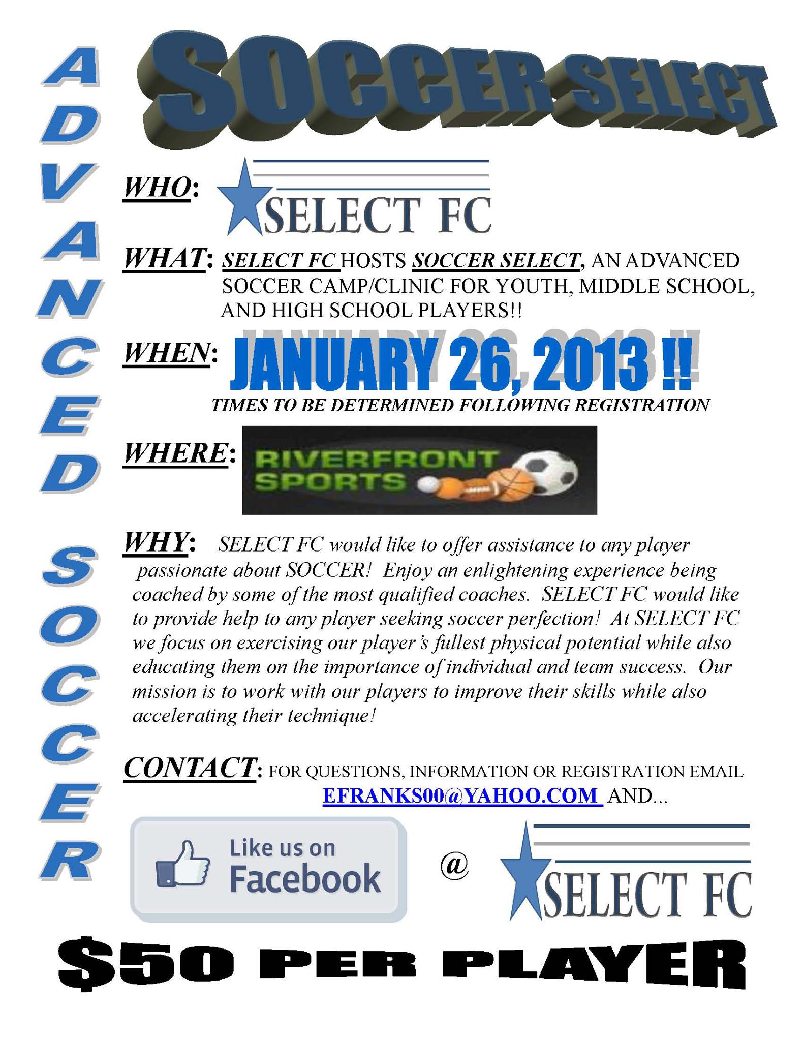 SELECT FC | Reading PA