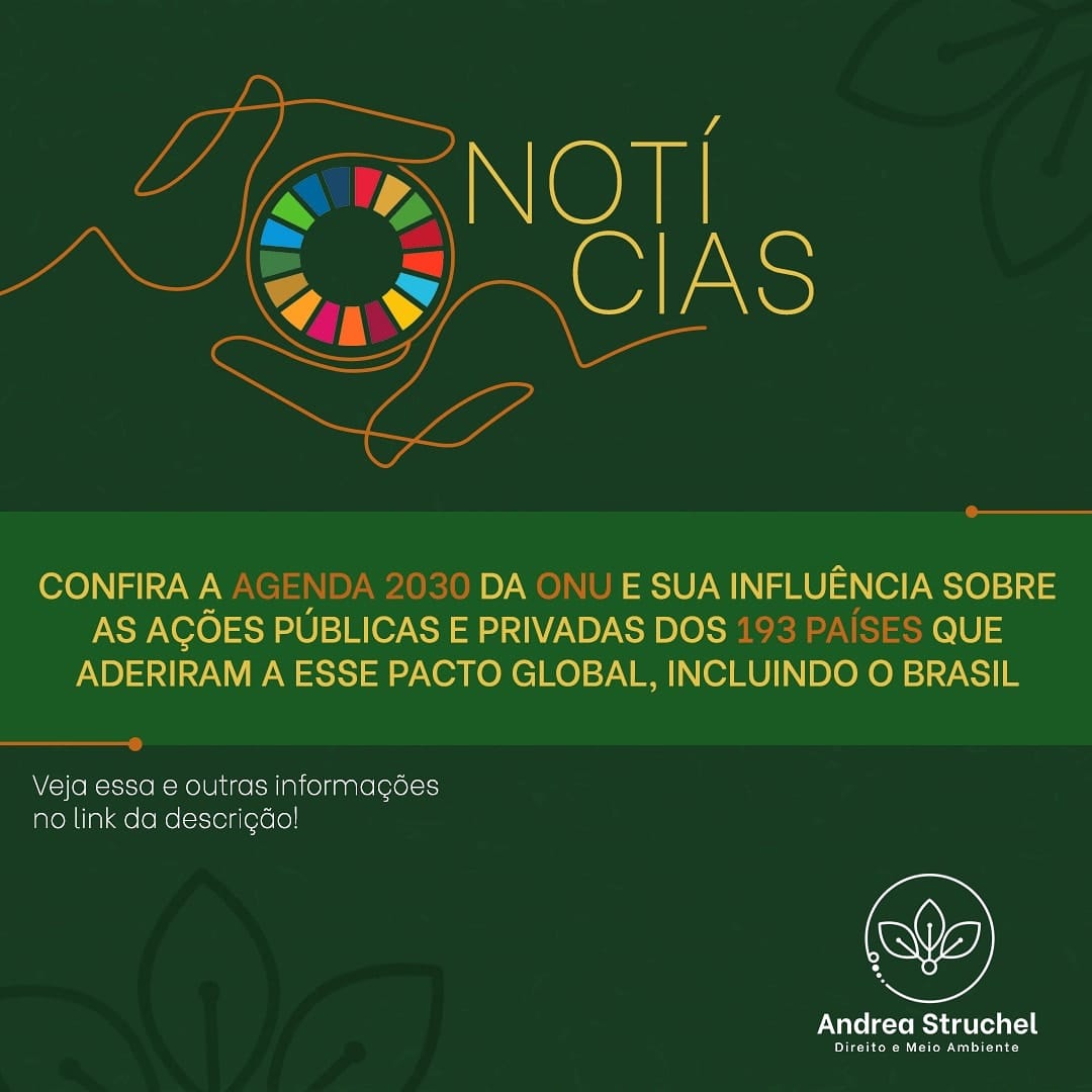 Direito e Meio Ambiente - 🌎 A agenda 2030 da ONU influencia as ações ...