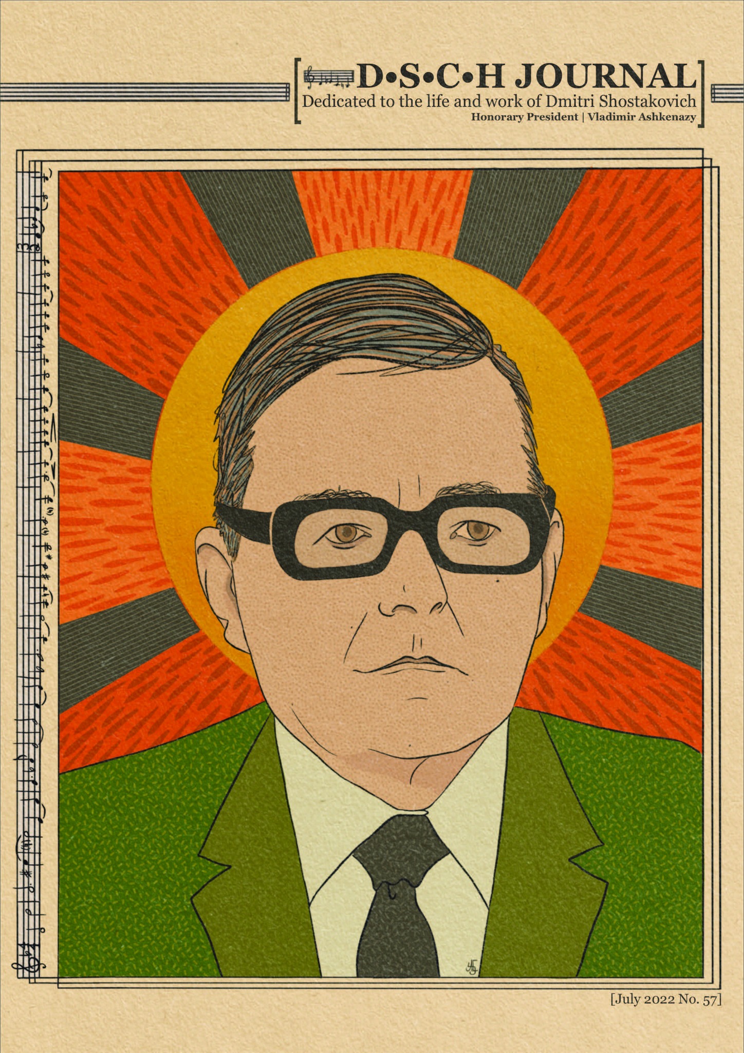 Issue no. 57 cover... - DSCH Shostakovich Journal