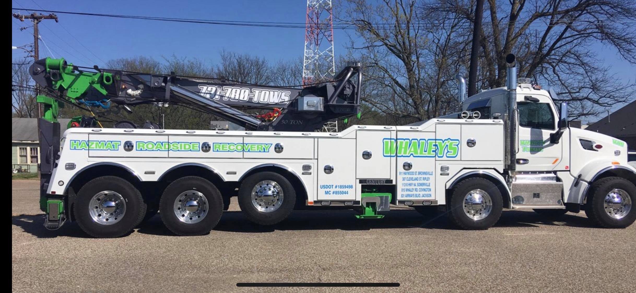 Whaley's Heavy Rescue & Towing | Covington TN