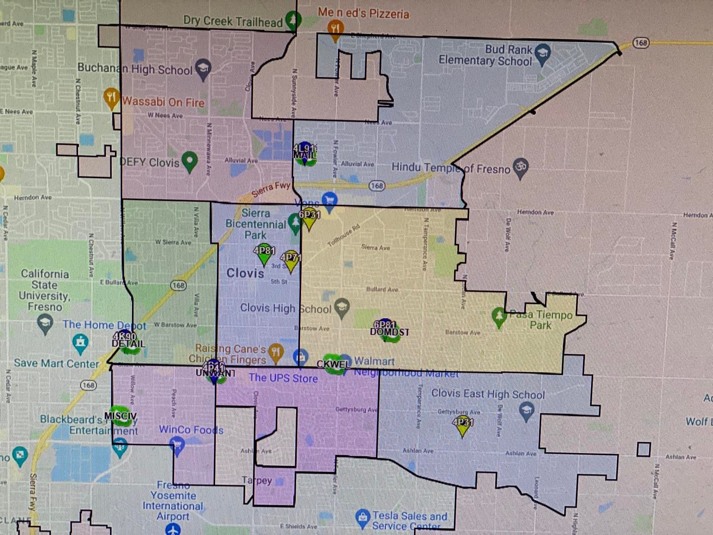 Clovis - This map shown in our previous live video shows the location ...