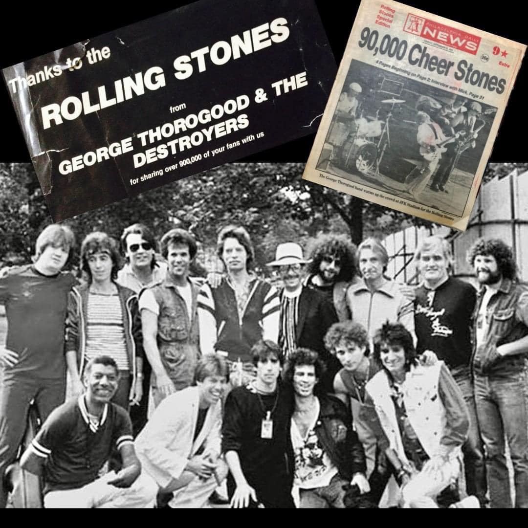 1981.The Rolling Stones, The J. Geils Band and George Thorogood