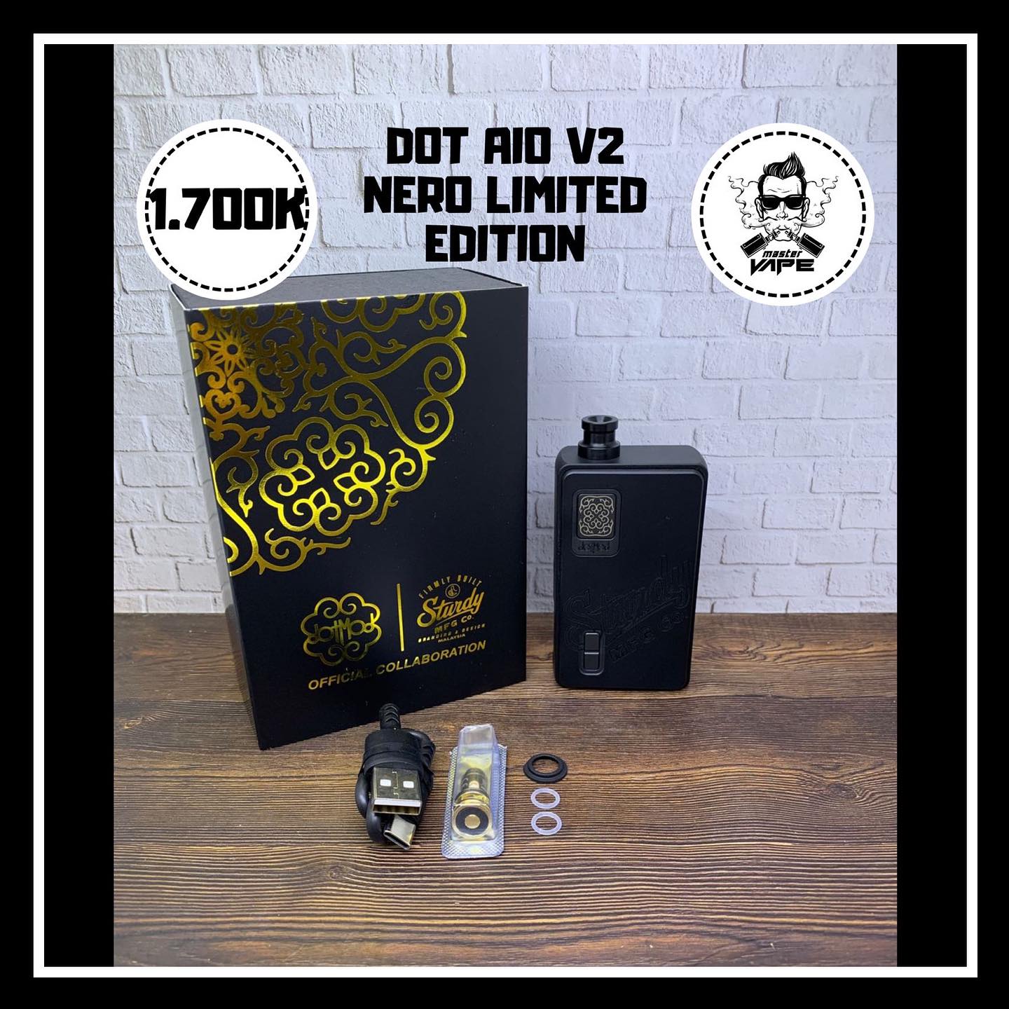Master - dotAio V2 NeRo Limited Edition 75W 18650 / DotMod x 