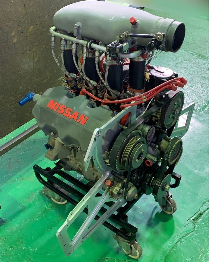 Here is an incredibly rare engine. Nissan Japan had Electramotive