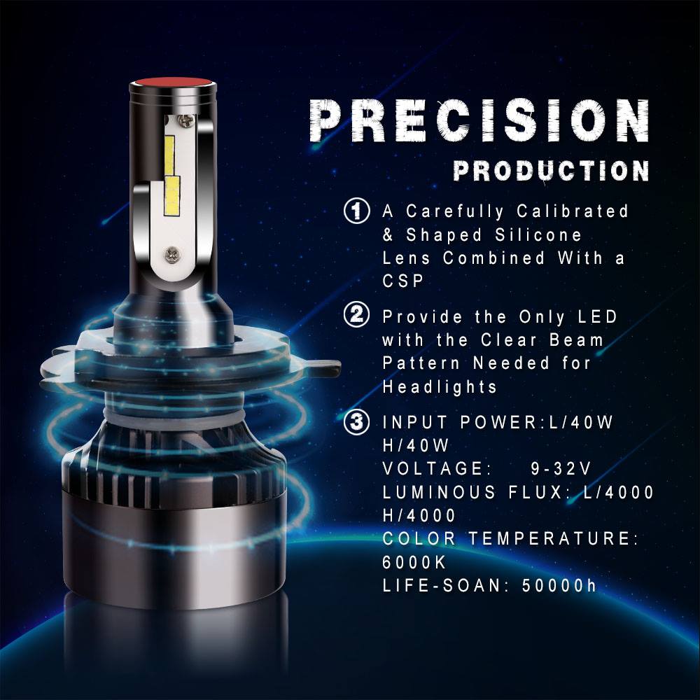 H11 LED Headlight Super Bright Bulbs Kit 8000K ICE-Blue 330000LM HIGH