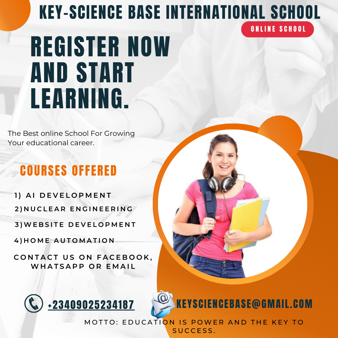Key-Science Base International school Students registeration platform