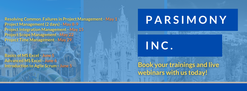 Parsimony Inc. - Trainings and Seminars | Pasig