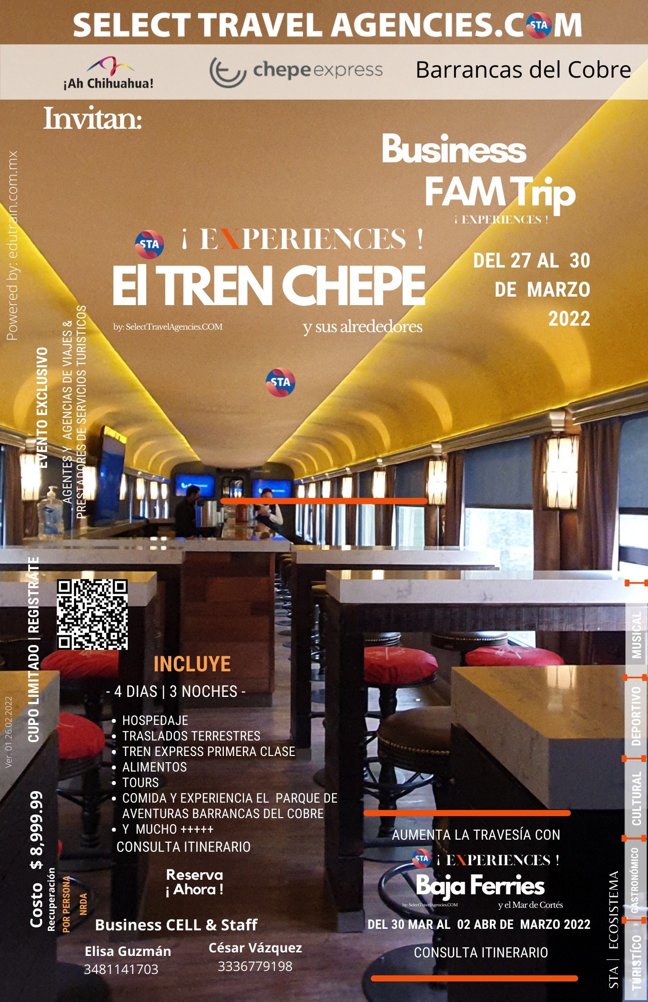 🔆¡VEN Y VIVE! EL Tren... - Select Travel Agencies .COM