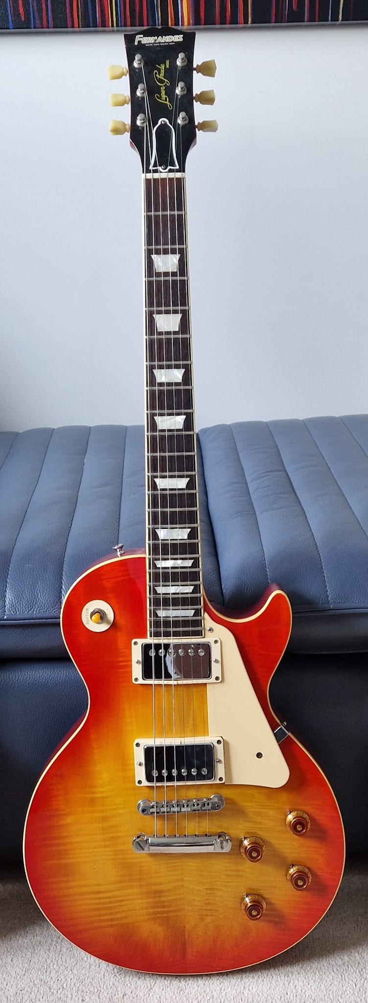 1987 Fernandes JS-100 Flying V guitar added to collection