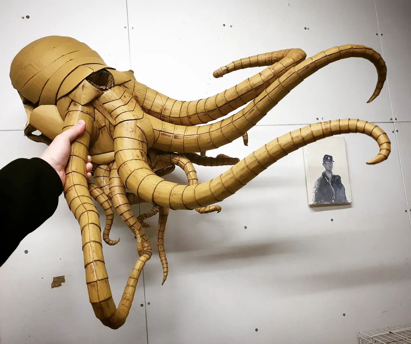 超大水螅🦠🦠🦠 #Cardboard #Sculpture... - 鍾凱翔 Kai-Xiang Zhong