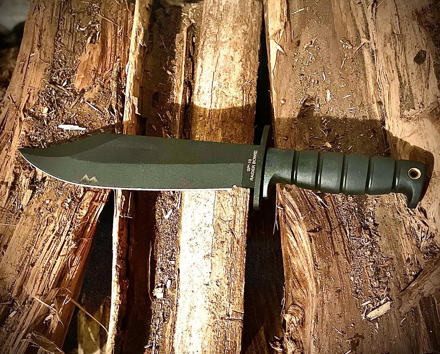 Ontario SP-10 Marine Raider Bowie Knife Review and History