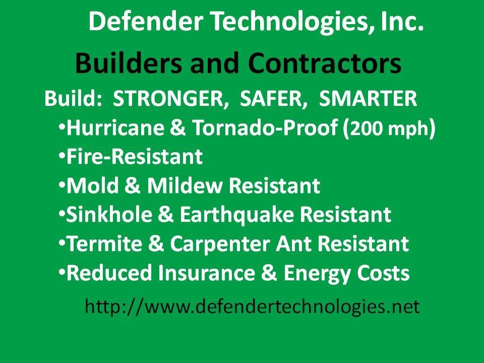 Defender Technologies, LLC.... - Defender Technologies, LLC.